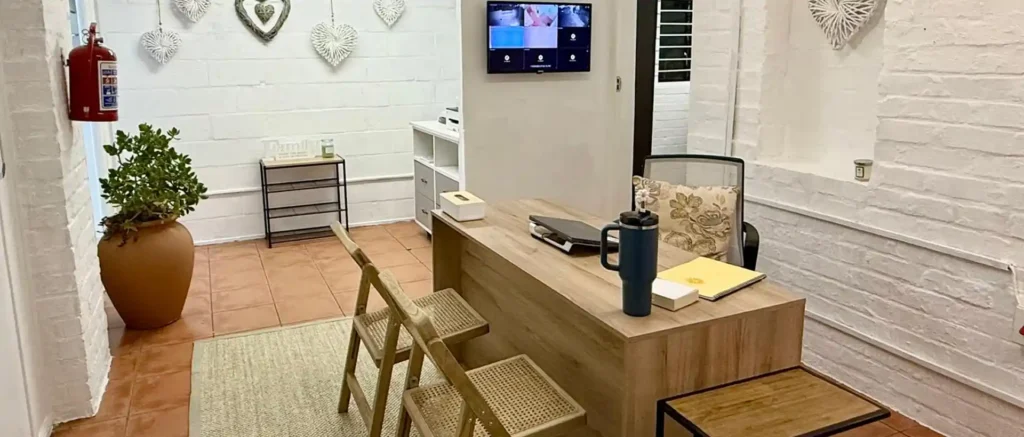 chairs and desk