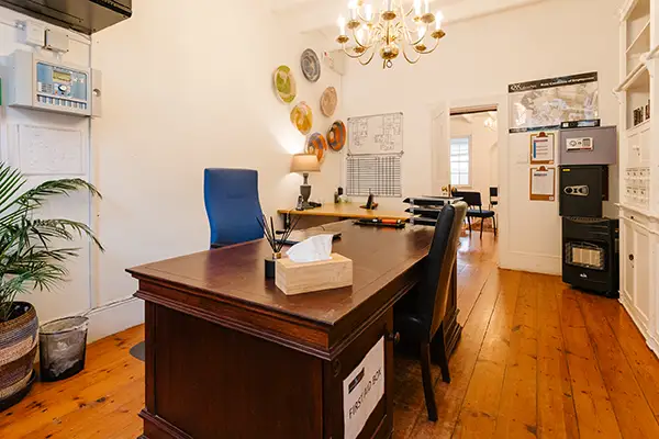 office desk and chair