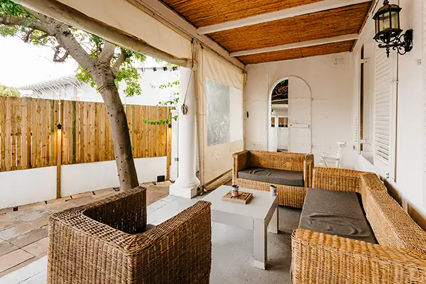 chairs outside