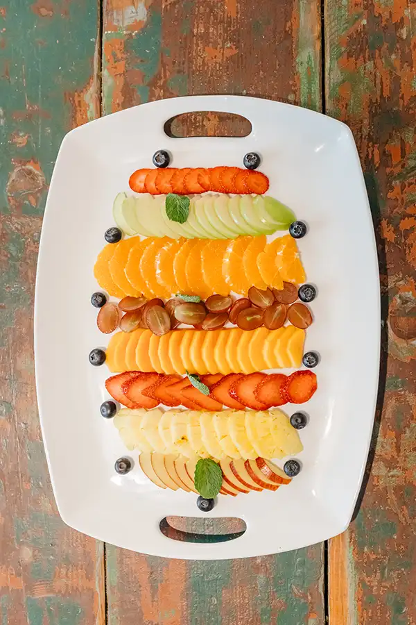 fruits on a plate
